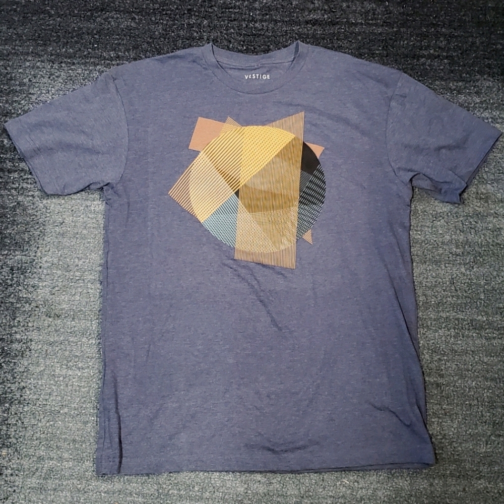 Line Matrix Circle Crew Neck t-shirt
